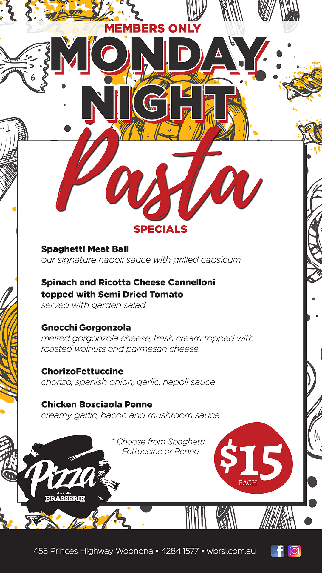 Pasta Specials MENU_TV_080321 Pasta Specials MENU_TV_080321