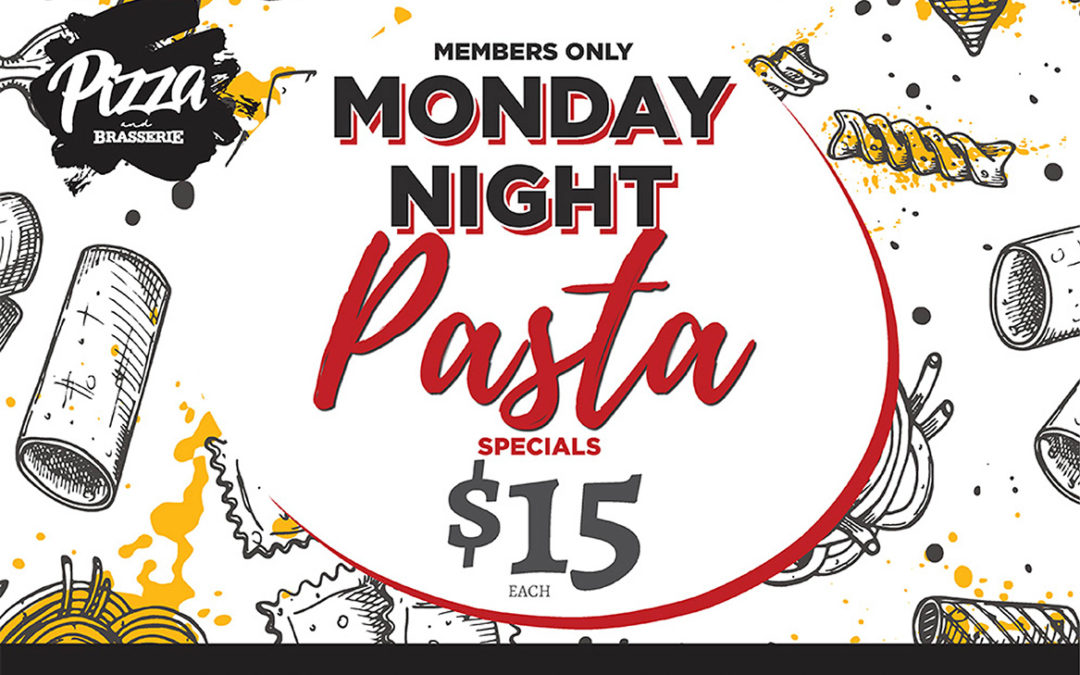 Monday Night $15 Pasta Special