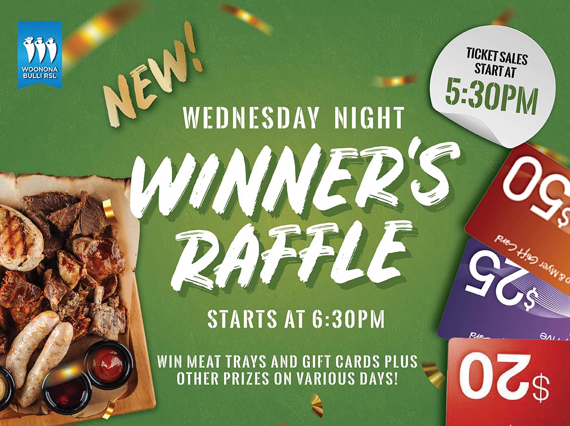 Wednesday Night Raffle Information