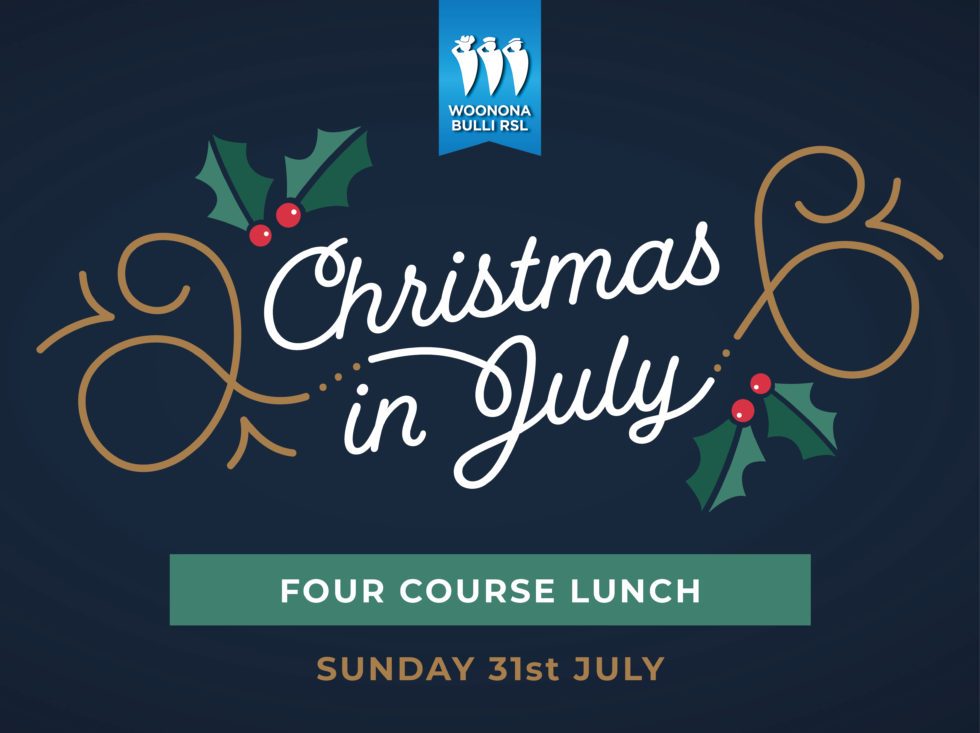 Christmas In July Four Course Lunch Woonona Bulli RSL